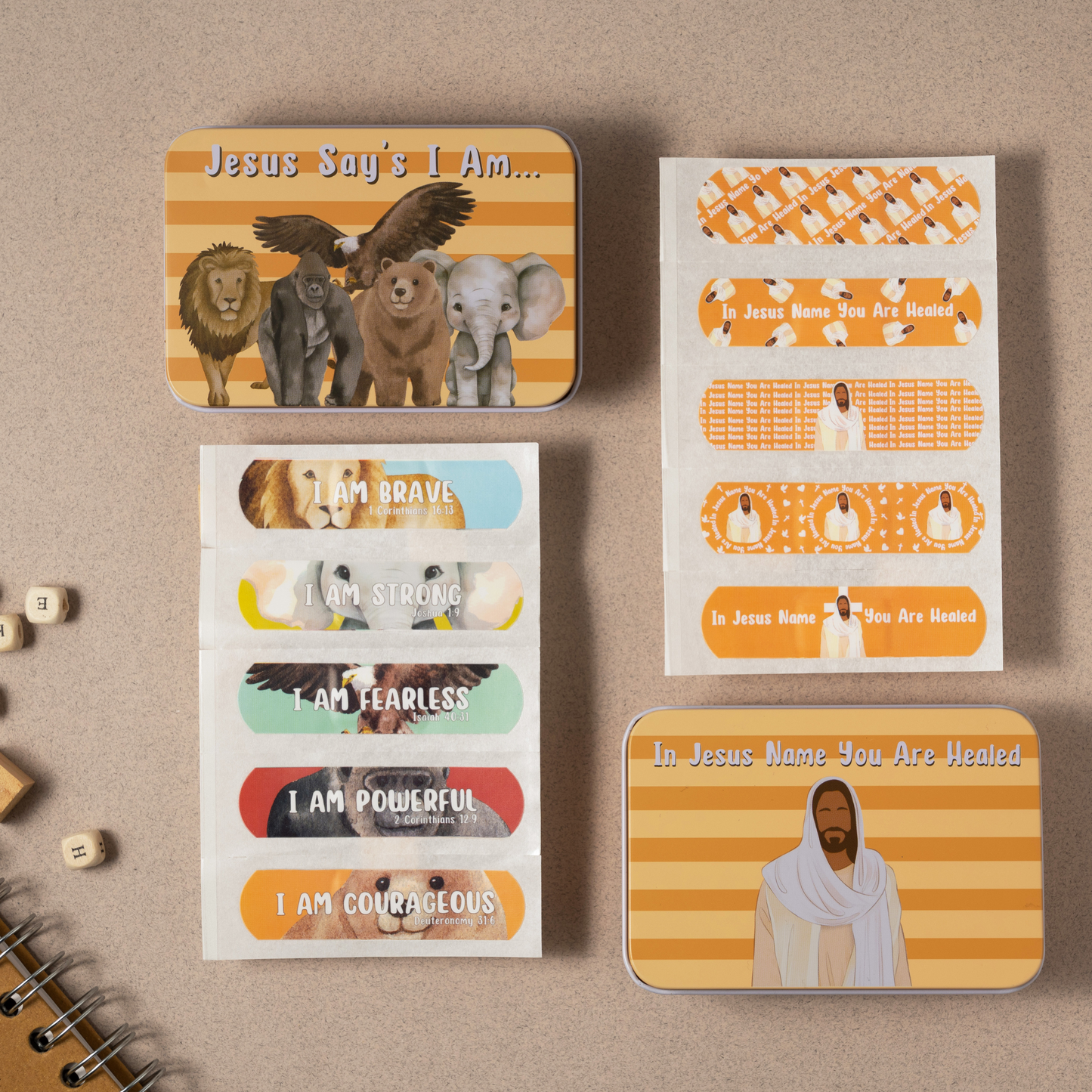 Healing in Jesus Name: Adhesive Bandage (2 Sets)