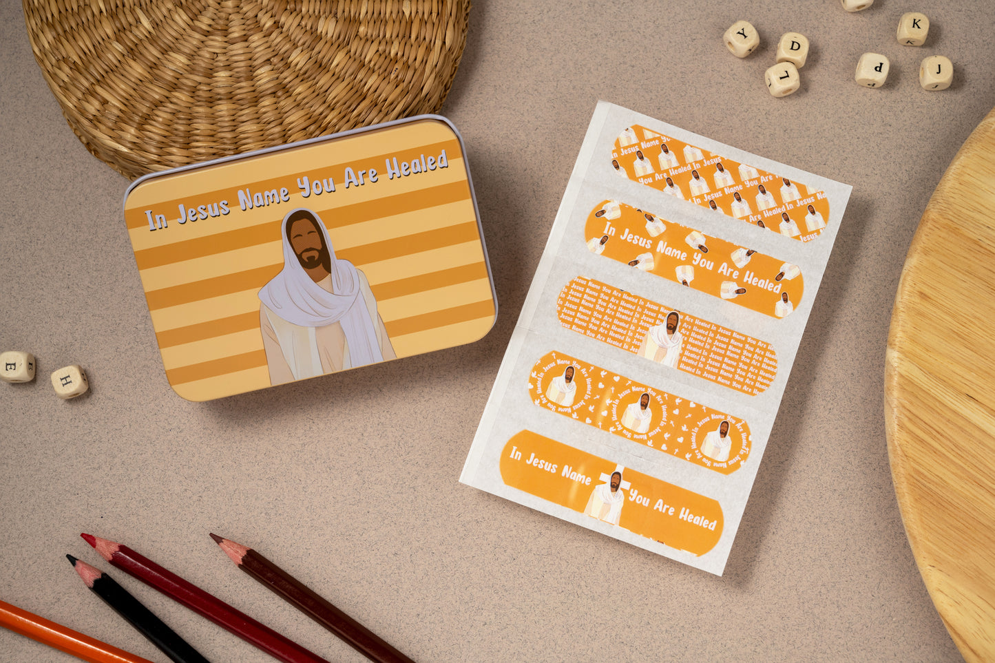 In Jesus Name You Are Healed: Adhesive Bandage