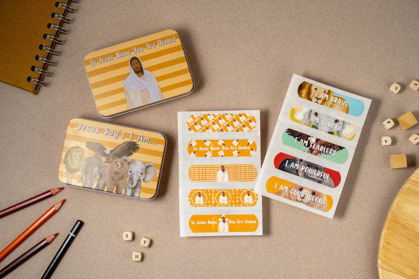 Healing in Jesus Name: Adhesive Bandage (2 Sets)